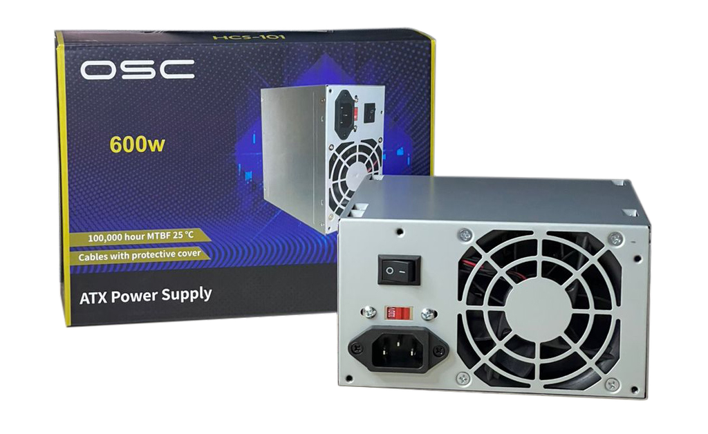 Fuente de Poder 600W Havit OSC – Fuente de Poder ATX 20/24Pines