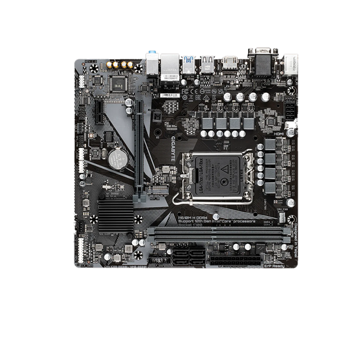 [I12-GIG-001] Gigabyte H610M H – LGA1700, Intel H610, 2x DDR4 3200Mhz, PCI-Express 4.0, VGA, HDMI, USB 3.2, M.2, 1Gbit Red